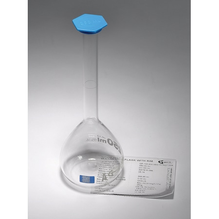 United Scientific Volumetric Flasks, Class A, With Snap Ca FG5580-500QR